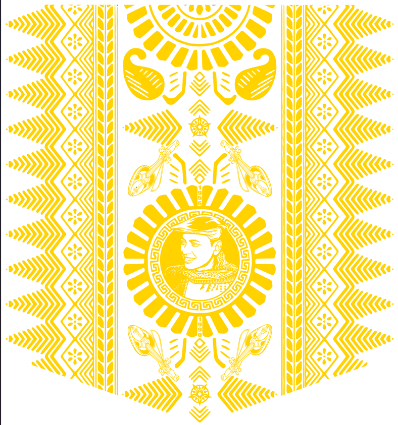 Upendranath Brahma Aronai Design PNG
