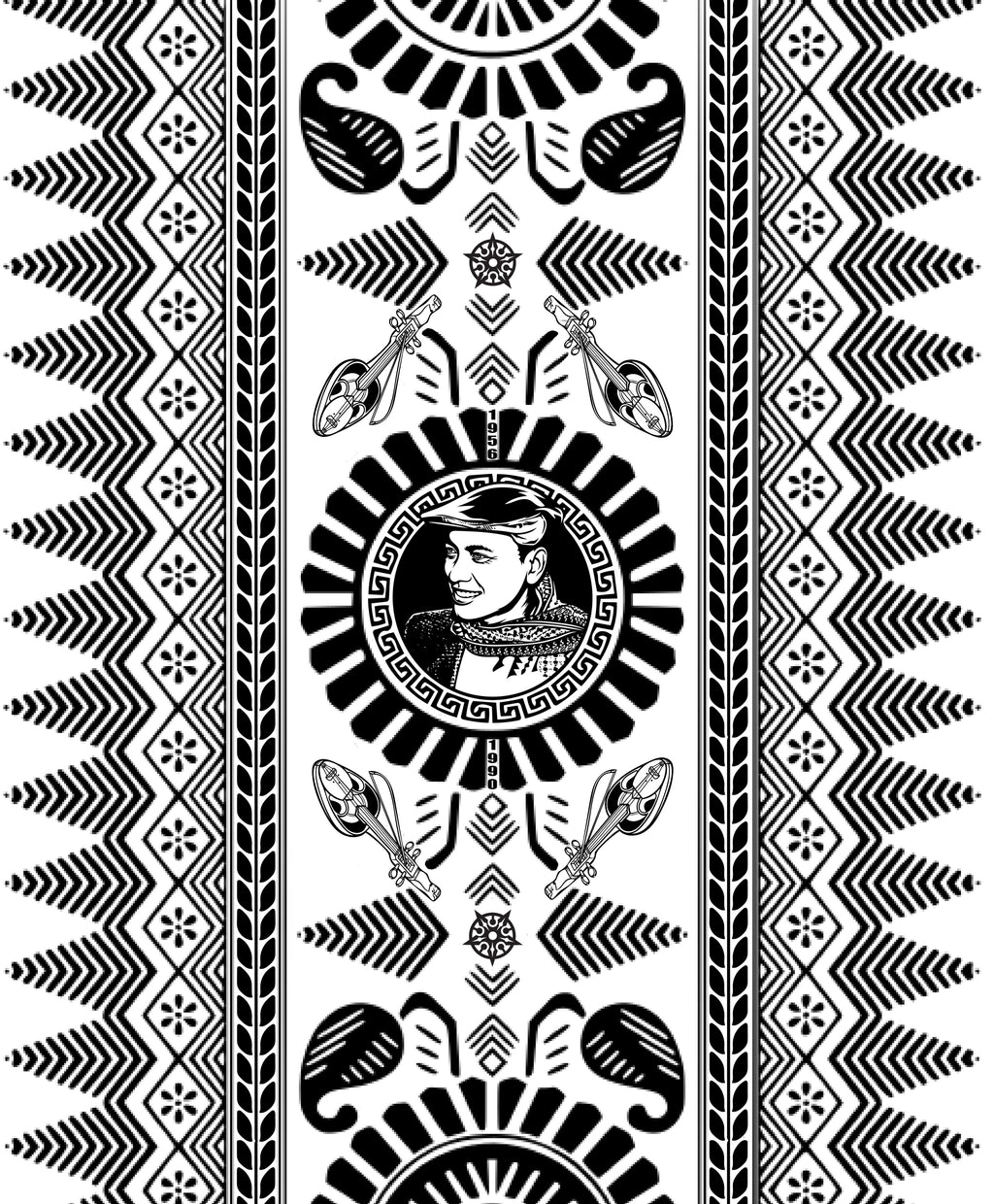 Upendranath Brahma Aronai Design PNG
